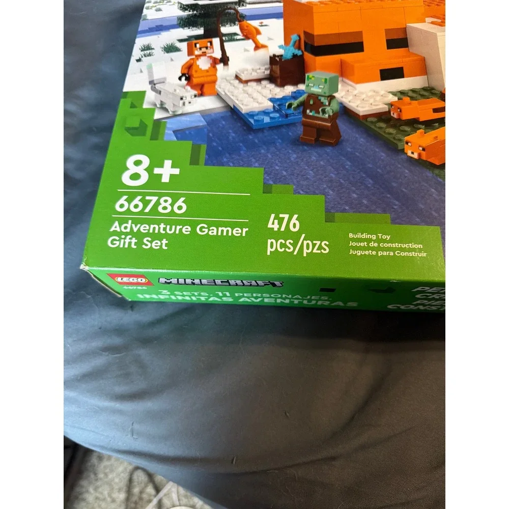 LEGO Minecraft Adventure Gamer 3-in-1 Gift Set 66786 Fox Lodge Mine 476 Pcs